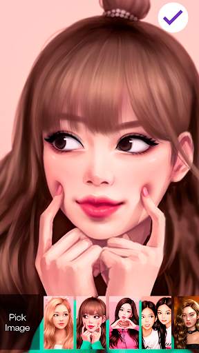 Korean Girl Teen Wallpaper Kpop Cute Pink Screen screenshot 3