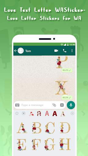 Love Letter WAStickerApp - Letter Stickers For WA screenshot 4