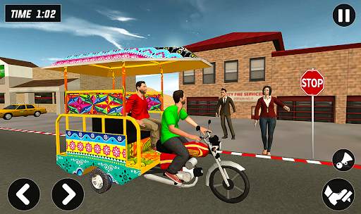 Chingchi Rickshaw Game:Tuk Tuk Parking Simulator screenshot 11