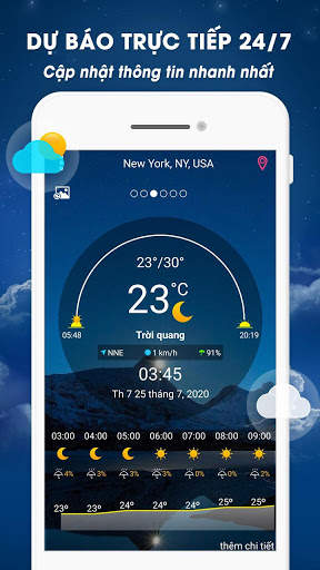 Dự báo thời tiết: Thoi tiet - Nhiệt độ screenshot 4