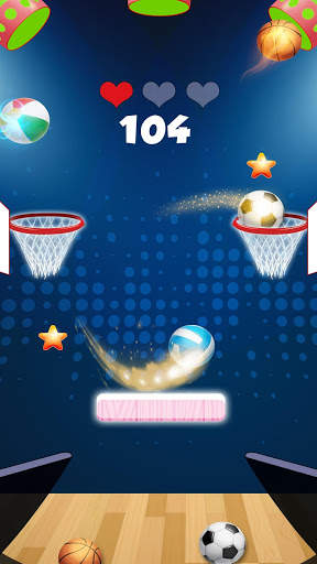 Basketball dunk shot battle screenshot 2