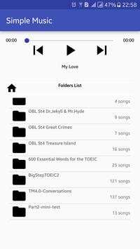 Simple Music Player screenshot 1