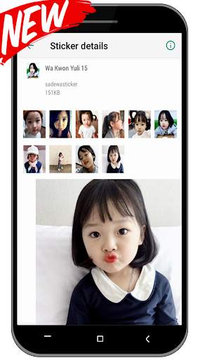 Stiker Wa Kwon Yuli Lucu Dan Imut WAStickerApps screenshot 8