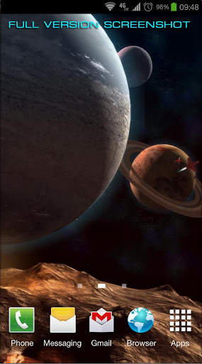 Planetscape 3D Free LWP screenshot 4