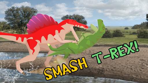 T-Rex Fights Spinosaurus screenshot 3