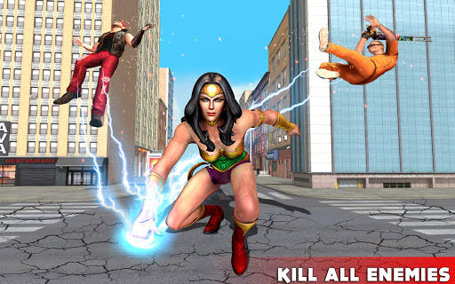 Amazing Super Human: Miami Rope Hero New Game 2021 स्क्रीनशॉट 2