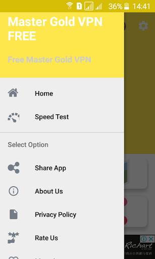 Master Gold VPN FREE screenshot 2