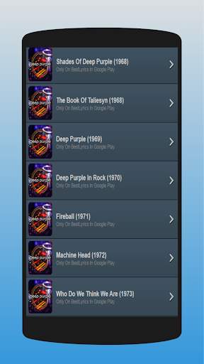Deep Purple Offline Songs Full Album Lyrics screenshot 3