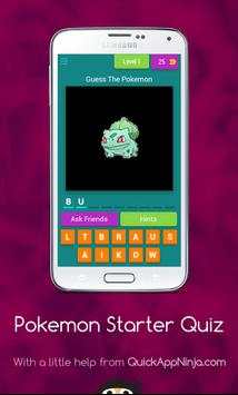 Pokemon Starter Quiz screenshot 1