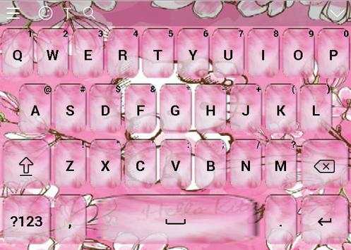 Cute Pink Kitty Cat Keyboard screenshot 8