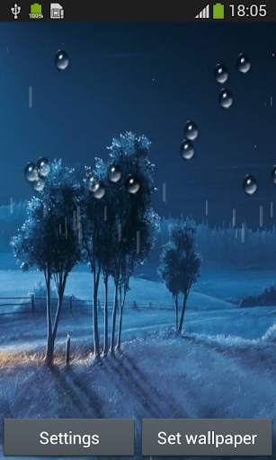 Photo Rain Bubbles LWP screenshot 4