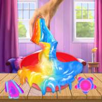 Unicorn Fluffy Slime Maker game - Slime Simulator logo