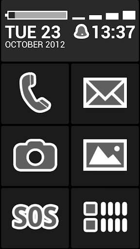 BL Monochrome Dark Theme screenshot 1