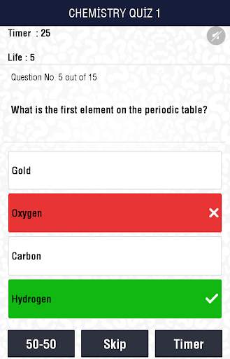 Chemistry Quiz скриншот 1