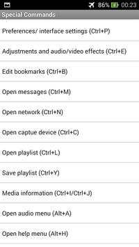 Free VLC Player Shortcuts screenshot 4