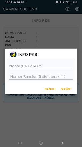 SAMSAT SULTENG screenshot 4