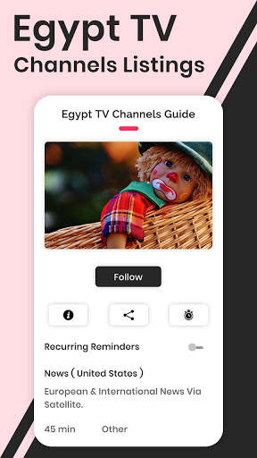 Egypt TV Schedules - Live TV All Channels Guide screenshot 6