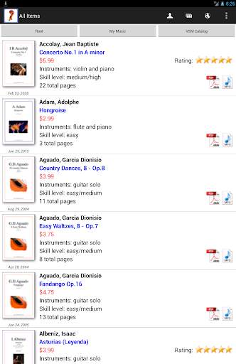 Virtual Sheet Music screenshot 12