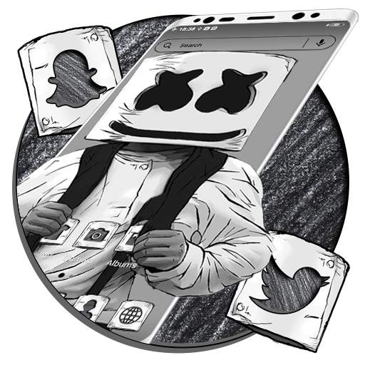 Marshmello Sketch  Theme 1.1.2