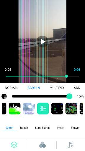 Glitch Video Editor-video effects & filters,VHS Fx screenshot 1