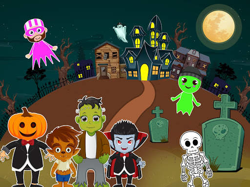Pretend Play Ghost Town: Haunted House Game screenshot 1
