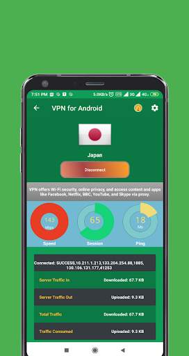VPN for Browser Android скриншот 4