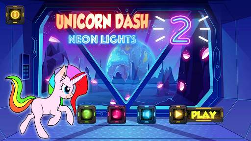 Unicorn Dash Attack 2: Neon Lights Einhornspiele screenshot 7