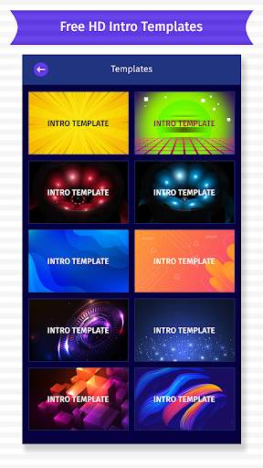 Intro Video Maker and Text Animator screenshot 1