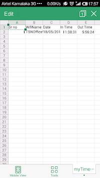Office Wifi Time Sheet screenshot 4