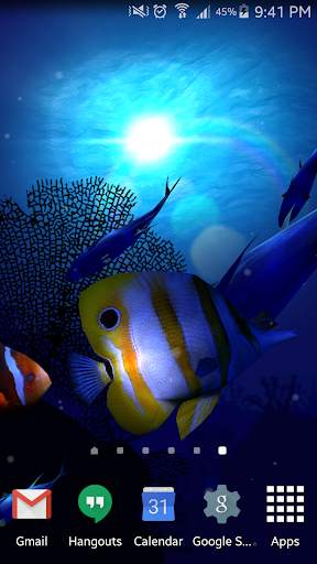 Ocean Blue 3D Live Wallpaper screenshot 3