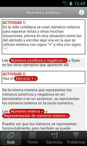TutorMates Mobile 1ESO screenshot 2