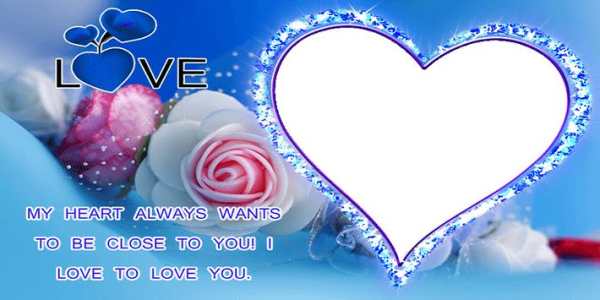 I love you Photo Frame Editor 3 تصوير الشاشة