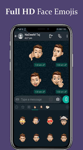 Face Emoji Stickers - WaStickerApps screenshot 6