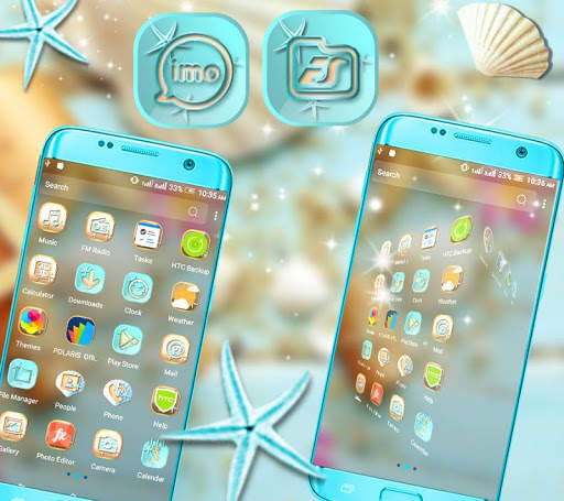 Sea Shell Launcher Theme screenshot 3
