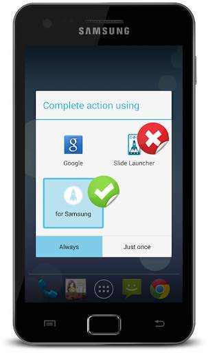 Slide Launcher TouchWiz plugin screenshot 2
