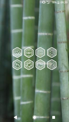 Hexanet White - Icon Pack 1 تصوير الشاشة
