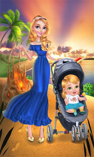 Babysitter & Baby - Beach Day screenshot 1