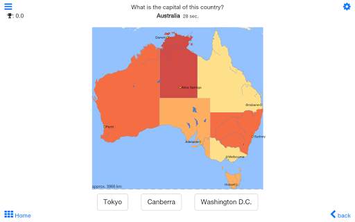 World country and flag quiz Mx screenshot 4