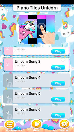 Unicorn Piano music tiles screenshot 2