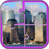 Steden Puzzelspel icon