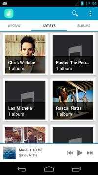Holo music player screenshot 1