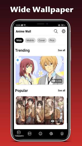 Anime Fanz Wall - Wallpapers, Gifs, Avatars, Memes screenshot 1