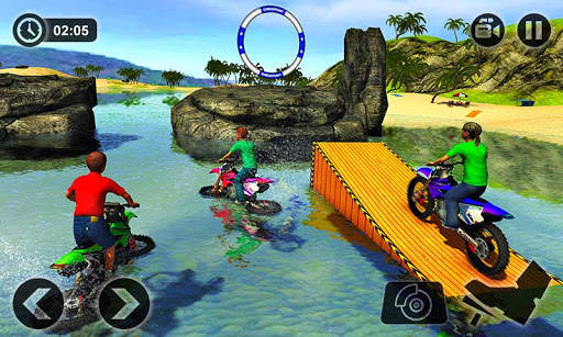 Water Surfer Motorbike Racing screenshot 2