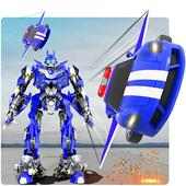 Real Police Flying Car Robot Transformation Game logo