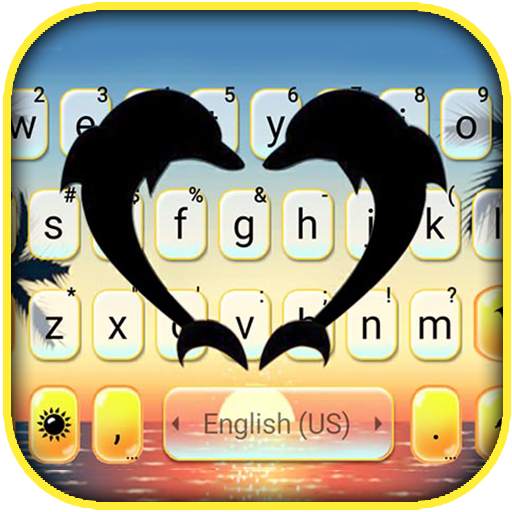 Dolphin Love Keyboard Theme 1.0