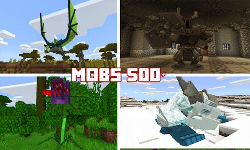 500 Mobs Mods for Minecraft PE screenshot 2