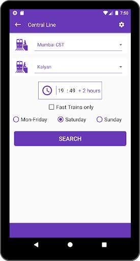 Mumbai Local Train Timetable screenshot 2