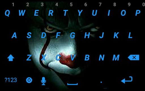 Bad Clown Pennywise Keyboard Themes HD स्क्रीनशॉट 1
