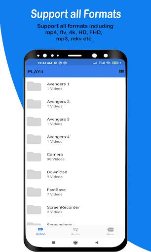 PLAYit - A New All-in-One Media Player, X Player screenshot 1