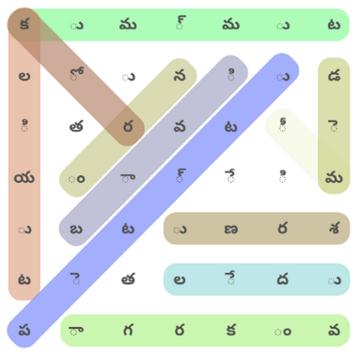 Telugu Word Search Game icon